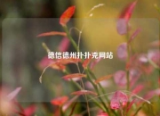 德信德州扑扑克网站